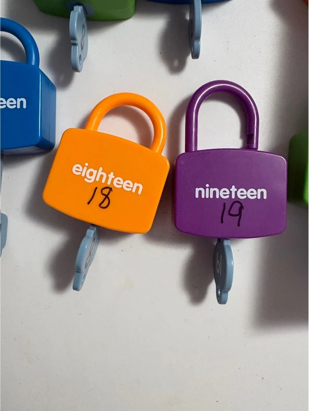 Number learning locks